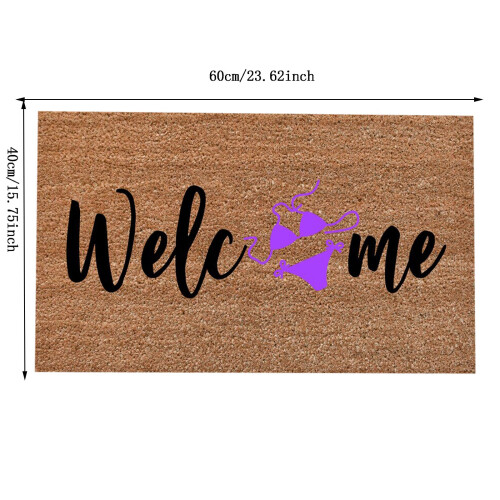 Welcome doormat summer design 18x30 inches 2
