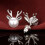 Pearl Antler Stud Earrings for Women 1 Pair 6
