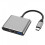 Μετατροπέας TYPE-C σε HDMI + USB 3.0 για τηλέφωνο και φορητό υπολογιστή 2