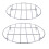Stainless Steel Steamer Rack Storage Shelf 2 PCS 1