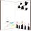 MDF Graduation Greeting Card Set with Hollow Pattern 2 pcs 6