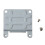 Adaptateur d'extension de support demi-taille à pleine-Blanc 1