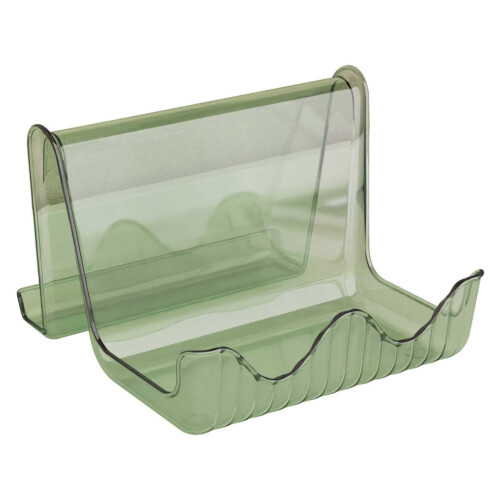 Quinlirra kitchen storage rack transparent double-layer 1 pc