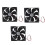 Radiateur de refroidissement de processeur, ventilateur-5V 2