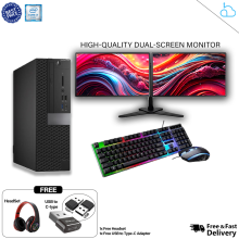 Dell Optiplex SFF Business Desktop Computer, Core i7, 8 GB RAM, 480 GB SSD. - Refurbished