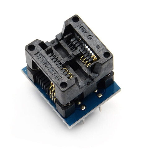 USB-SPI-Programmiergerät mit SOP8-Testklemme und Adaptern 1