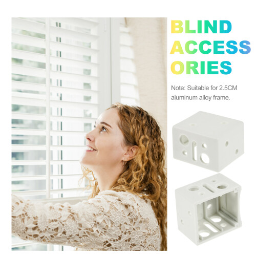 Blind mounting bracket white 4 pcs 2