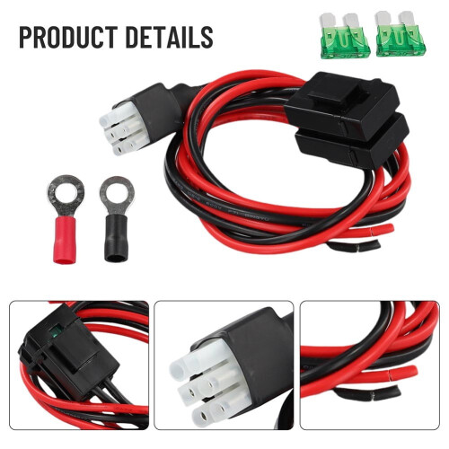 Gleichstromkabel für Transceiver, schlankes Design, 1 Stück 2