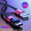 USB Type C Data Cable with 90 Rotation and 3A Fast 5