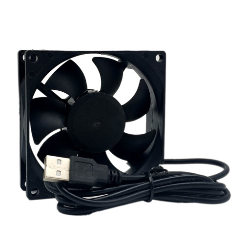 80mm x 25mm 8025 5V USB ordinateur pour boîtier PC CPU