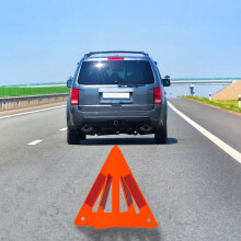 Emergency Reflective Triangle Warning Sign Portable