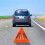 Emergency Reflective Triangle Warning Sign Portable 1