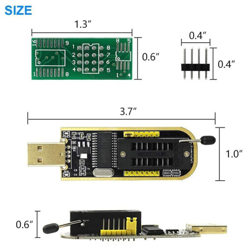 CH341A USB-Programmiergerät für EEPROM und SPI-Flash 2