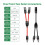 Solar PV Y-branch cable waterproof adapter with wrench 1 3