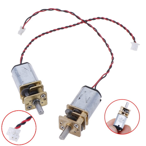 N20 Micro Gear Motor DC 3-6V 55RPM High Torque 2