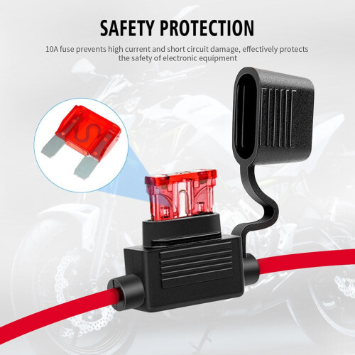 Motorcycle Battery Power Cable Terminal Extension 1