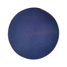 Round placemats dark coffee 7 inches braided heat resistant