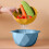 Kitchen Vegetable Basket Set Double-Layer Plastic Rotating 1
