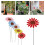 Wasserdichte Sonnenblumen-Windmühle für den Außenbereich, 4