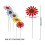 Wasserdichte Sonnenblumen-Windmühle für den Außenbereich, 3