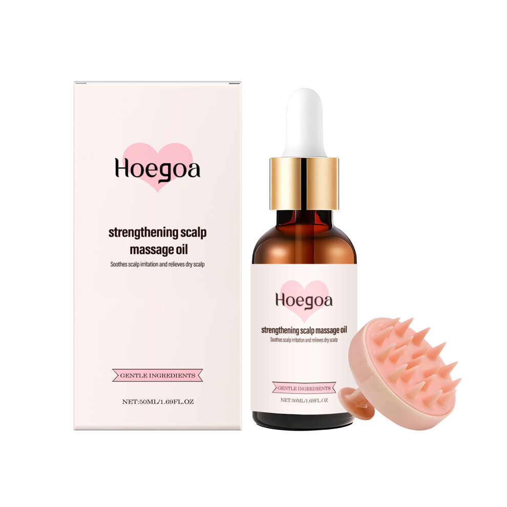 HOEGOA scalp care massage oil nourishes the scalp, soothes the scalp and makes hair shiny rosemary hair care oil
