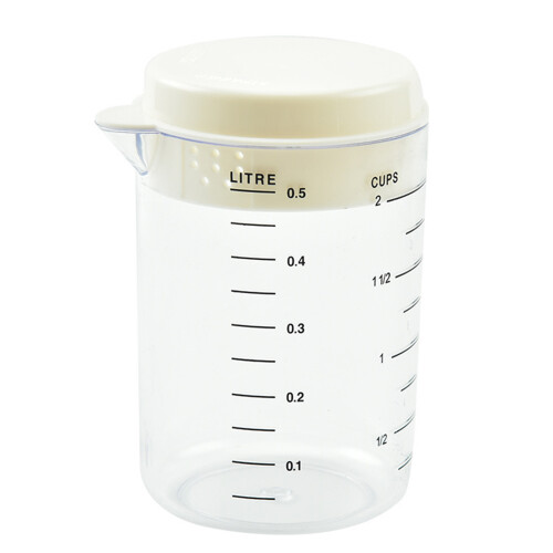Tasse à mesurer de liquide de cuisson de 500mml, avec échelles