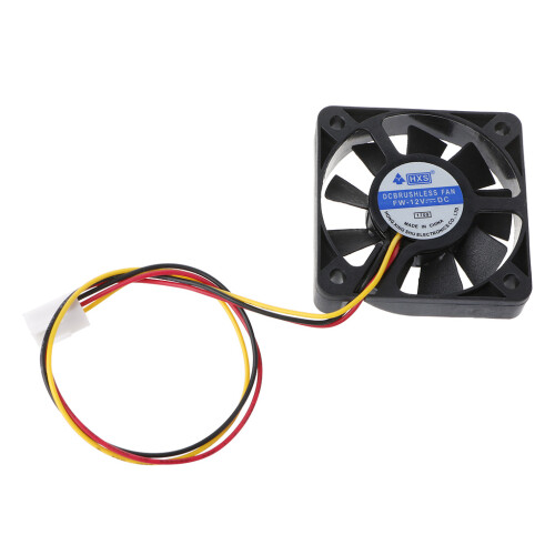 Radiateur CPU DC 12V 3 broches USB DC, ventilateur-Noir