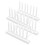 Dish Drying Rack Plate Drainer with Cutlery Holder 2 pcs 1
