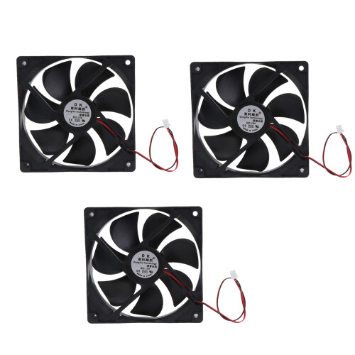 Ventilateur de refroidissement de châssis PC à 7 pales, pour-12V 1