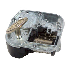 8 Tones Music Box Movement Mechanical Clockwork DIY-Black