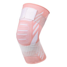 (Pink, XL) Adjustable Anti-chafing High Toughness Elasticity Knee Pad for Running Yoga Workout Hiking