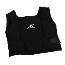 (Black1, XL Height 175-200cm) Karate Chest Protector Vest MMA Kick Boxing Taekwondo Training Uniform TONGZHOU