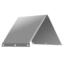 (Gray) Waterproof Shade Canopy Cover Replacement Tarp Roof Kids Playground UV Protector