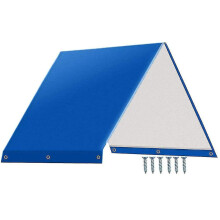 (Blue) Waterproof Shade Canopy Cover Replacement Tarp Roof Kids Playground UV Protector