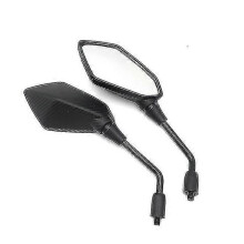 (Carbon Fiber Color) ABS 8/10mm Moto Side Mirror Universal For Kawasaki Versys650/1000 ER6n Z650 Yamaha XSR900 MT125