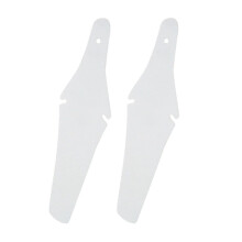 (White) 2x Bicycle Mudguard Easy To Install Riding Replacement Part Biking Saver White