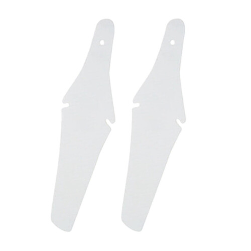 (White) 2x Bicycle Mudguard Easy To Install Riding Replacement Part Biking Saver White