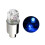 (Blue) QingHai LED Vibration Sensor Alloy Universal Bicycle Wheel Valve Cap Light Outdoor 1