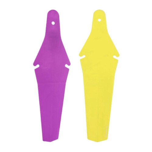 (Mixed) 2x Bicycle Mudguard Easy To Install Riding Replacement Part Biking Saver White