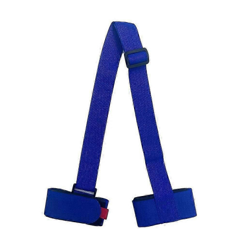 (blue) Adjustable Shoulder Strap Ski Carrier