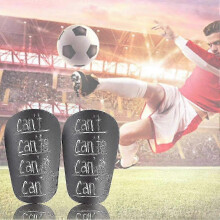 (White S) Lette fotballleggbeskyttere benbeskyttelse S/XS