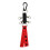 (black with red) Adjustable Plastic Pom Holder Strap for Cheerleading Backpack Black with Red 1