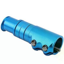 (blue) Przedłużka kierownicy roweru Rise Up, mostek widelca, 12 cm, czarna, część MTB