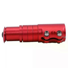 (red) Przedłużka kierownicy roweru Rise Up, mostek widelca, 12 cm, czarna, część MTB