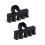 (black) 2Pcs Badminton Racket Stringing Tool High Tension Load Spreader Adapter Protector Red 1
