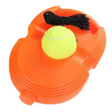 (orange) Rebondeur de tennis bleu avec balle à ficelle, outil d'auto-entraînement