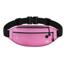 (Pink) OUDU Utomhussporter Midjeväska Löpning Vattentät Mobilväska Unisex
