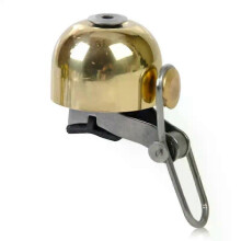 (Copper Bell) Retro Vintage Vanntett Sykkelsete med Tre Fjærer i Kuskinn