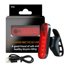 (Red, Tetrapak) LED Bike Tail Light Waterproof Night Riding Safety Light for Cycling