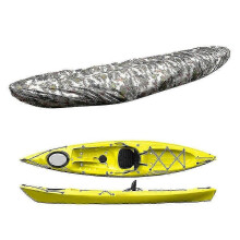 (550cm) Kayak Canoe Fishing Boat Cover Waterproof UV-Resistant Adjustable 2.1-6.5m (Ocean Camo)